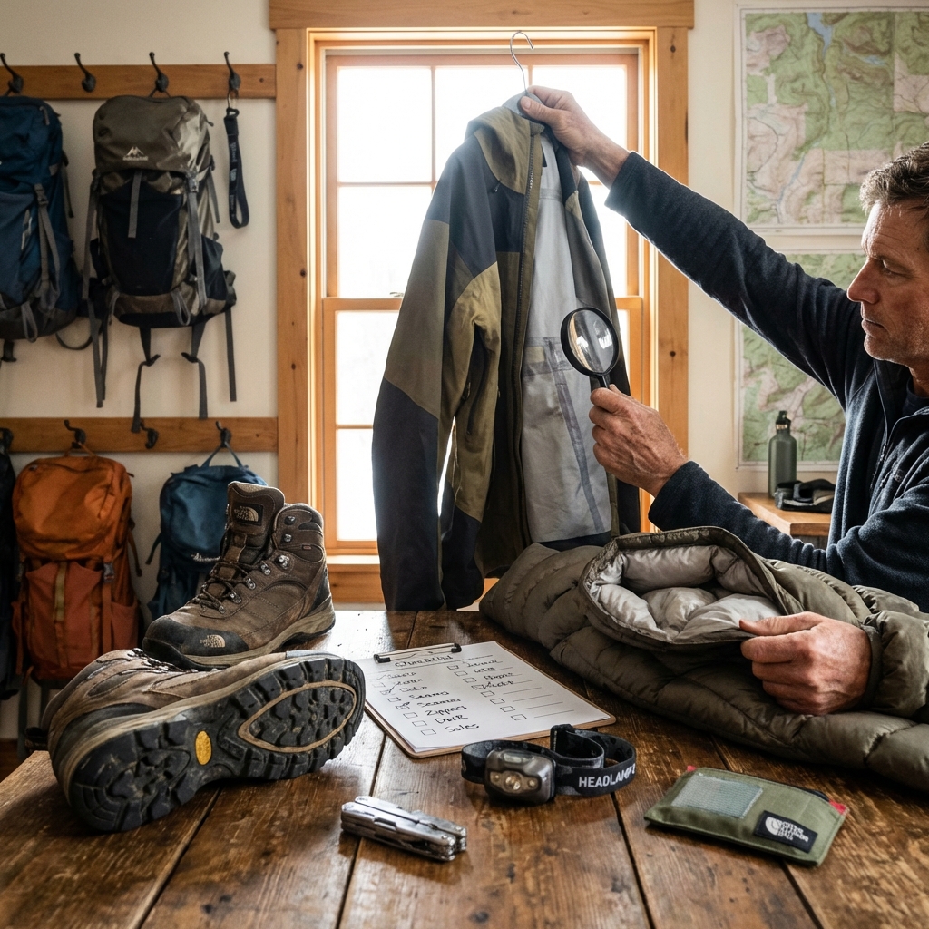 Best Used Gear Pre-Purchase Inspection Checklist for Jackets, Puffers, and Hiking Boots
