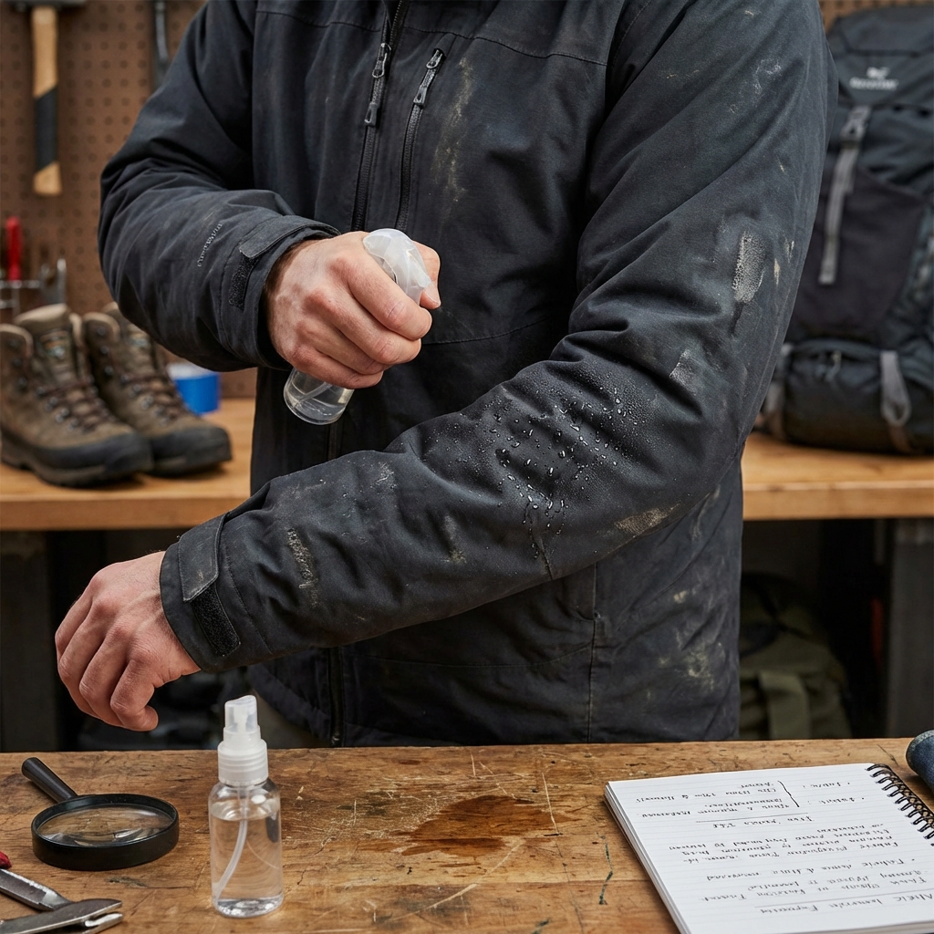 How to Test Waterproofing and DWR on Used Technical Jackets